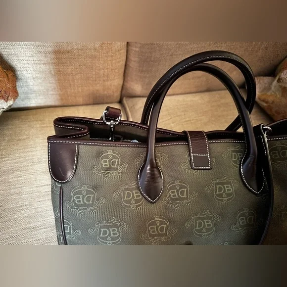 Dooney & Burke Signature Monogram Canvas Tote - Picture 5 of 17